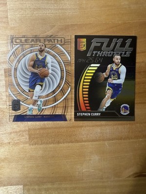 Panini 2023-24 Donruss Elite Stephen Curry Clear Path Full Throttle Card Lot 2