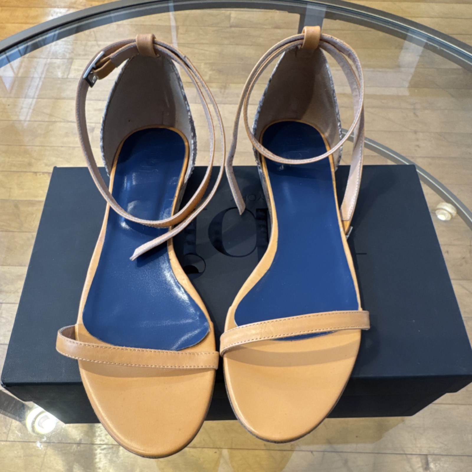 Tibi Python Accents Leather Buckle Closure Straps… - image 3