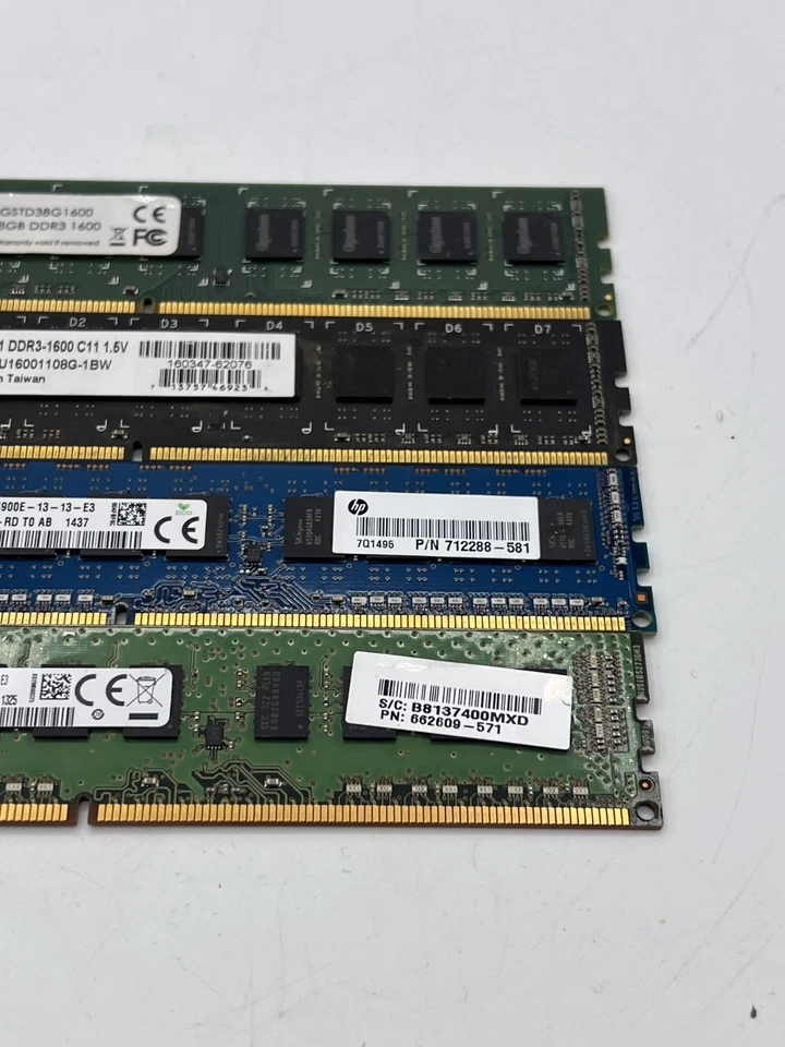 28 GB DDR3 Tower DESKTOP MEMORY 8GBx8GBx8GBx4GB - Image 3 of 3