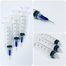 3 szt. strzykawki 10ml z fioletowym 21G 13mm tępa końcówka igły klej, atrament, dozowanie