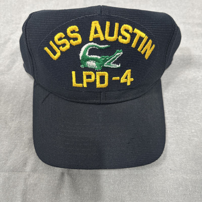 USS AUSTIN LPD-4 Adjustable Hat Medium-large made in the USA