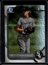 2022 Bowman Draft Noah Schultz Chrome Asia Refractor 1st #BDC-56 White Sox