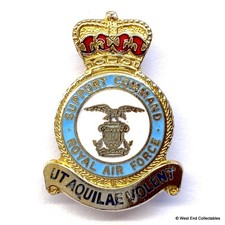 RAF Unterstützungskommando Abzeichen Brosche 60er 70er Jahre Royal Air Force 2