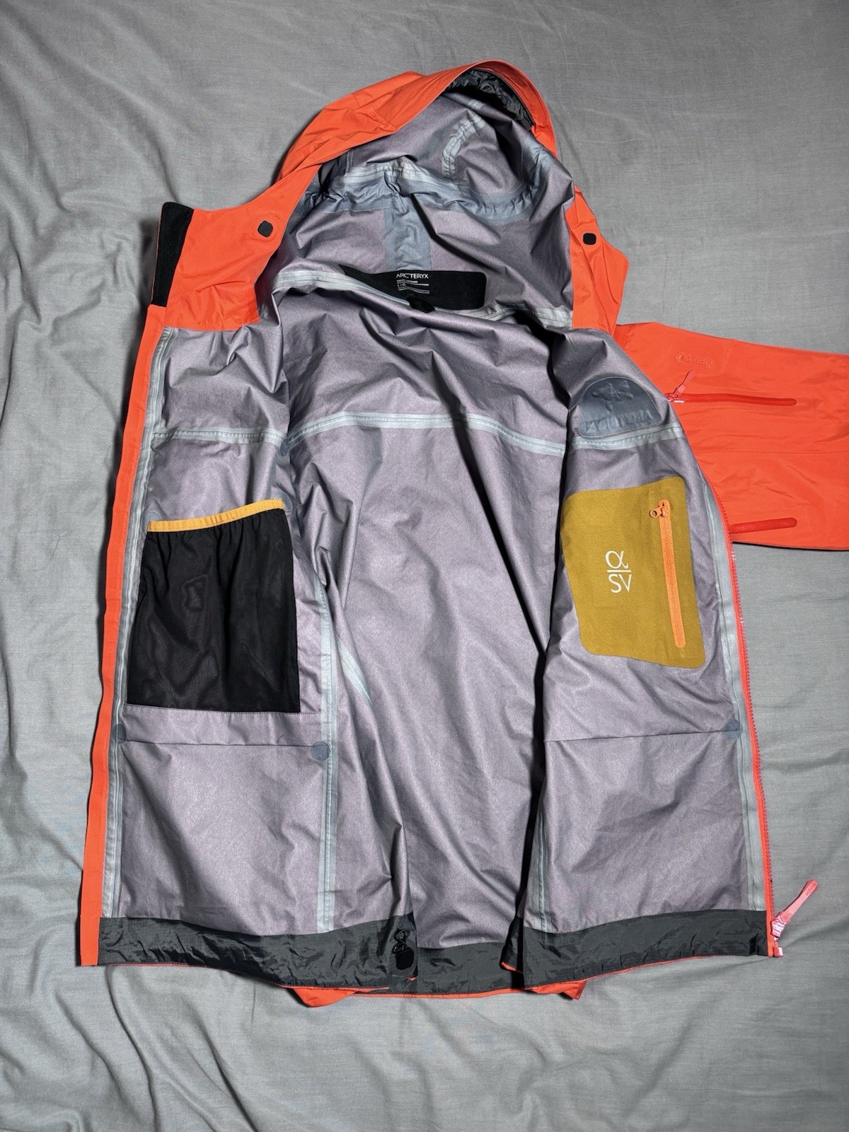 Arc'teryx Alpha SV | Size Large | Orange | Gently Used | Gore Tex | RARE | image 6