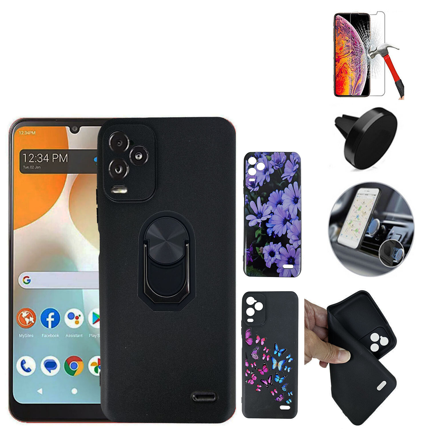 Flexible Gel Phone Case for Blu View 5 Pro B170D-image
