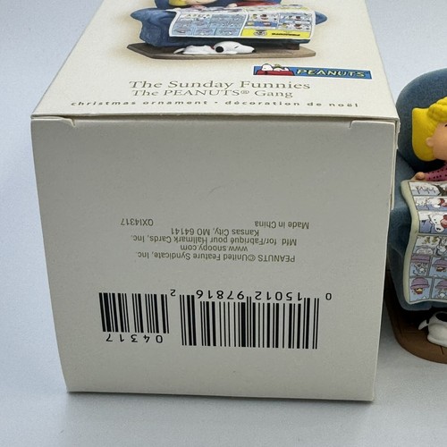 Hallmark The Peanuts Gang THE SUNDAY FUNNIES 2007 Hallmark Keepsake Ornament - Picture 8 of 9