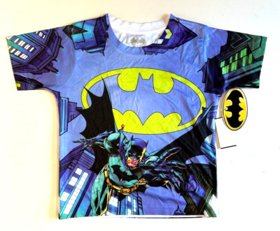 New Batman boys shirt Short Sleeve Shirt size XS 4/5