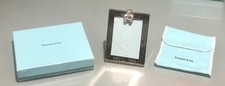Vintage Unused Italy Tiffany Co. Sterling Silver Baby Photo Picture Plate Frame