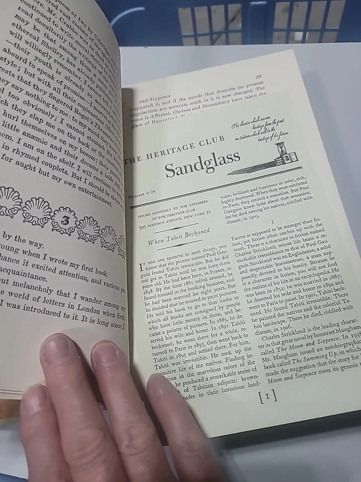 THE MOON AND SIXPENCE W. S. Maugham Heritage Press HC Slipcase 1941   - Imagem 2 de 4