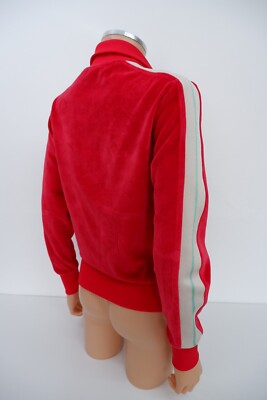 Palm Angels レッドジャケット 海外サイズXS レア Palm Angels Womens Full Zip Track Jacket Sweatshirt Size XS