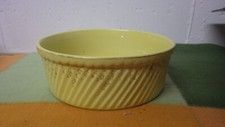Vintage Hall's Kitchenware Yellow Bowl Dish Made In USA 7.5" Diameter