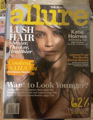 KATIE HOLMES ~ Allure Magazine ~ April 2013 ~ D-4-2 ~ SEALED ~ BRAND NEW