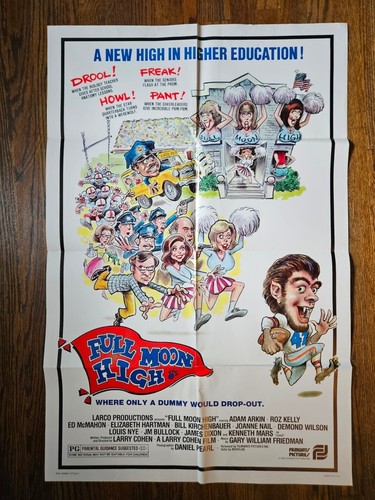 Full Moon High Vintage One Sheet Movie Poster 1981