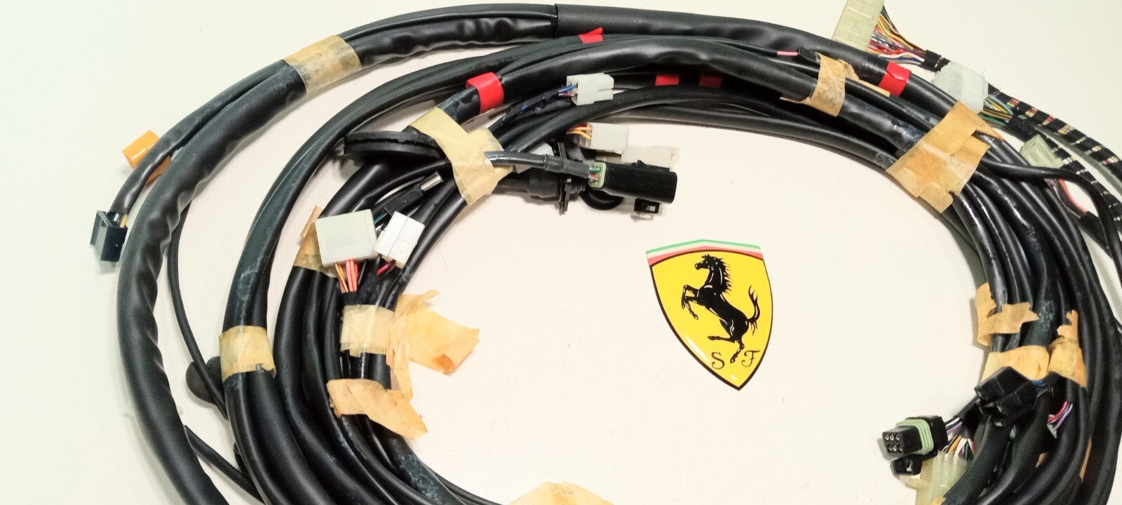 Ferrari Mondial T Coupe Rear Wiring Harness_Electrical Connection Cables_146272