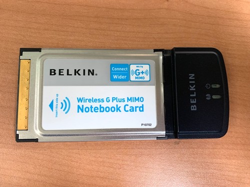 Parts only - Belkin Wireless G Plus MIMO PCMCIA Notebook Card - 第 2/7 張圖片