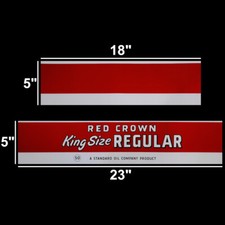 Red Crown King Size Regular 4 Piece Vinyl Decal Set DC501 