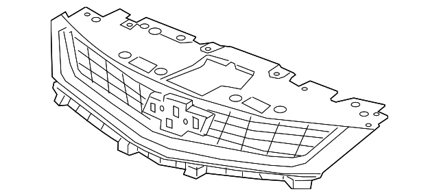 Genuine GM Front Upper Grille 94533558 | eBay 
