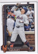 2025 Topps MLB Baseball Series 1 No. 331 Brandon Nimmo New York Mets