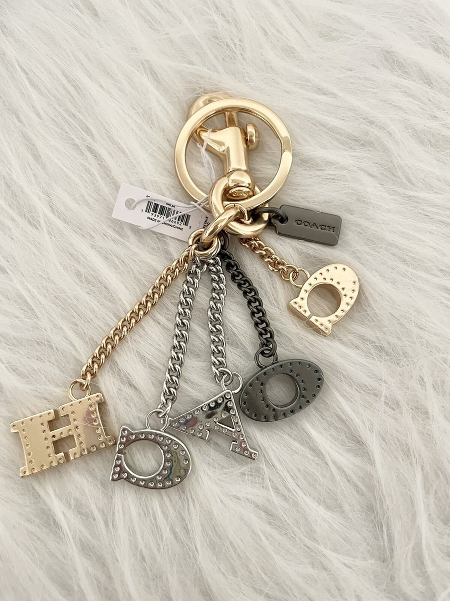 Coach Perforated Coach Bag Charm Im/Multi Style No. 91474 | eBay