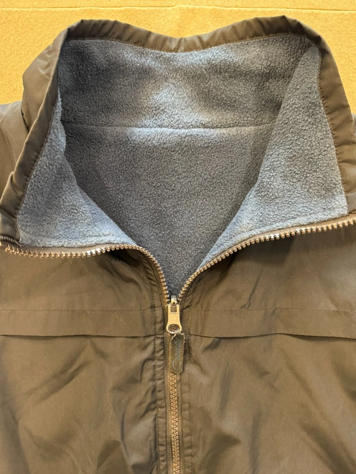 Chaleco Catalina Hombre Grande Reversible Azul Marino Cremallera Completa Informal Foto 2 de 4