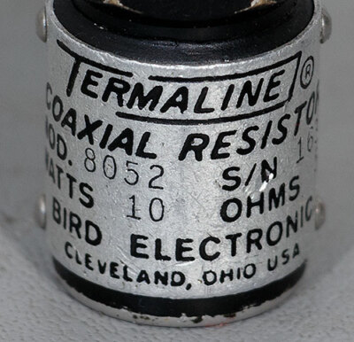 その他 Bird Termaline Coaxial Resistor 8860 Series Bird 1.5 kW Oil-Cooled Termaline Coaxial