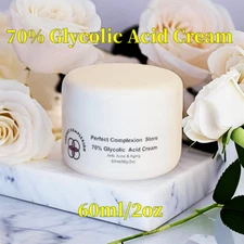 10-20-30-40-50-60-70% Glycolic Acid Night Cream 2oz/ 60ml  Aging/Acne/scar
