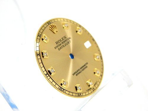 RLX Datejust Torta Pan colore oro con quadrante diamantato - 1601... - Foto 2 di 3