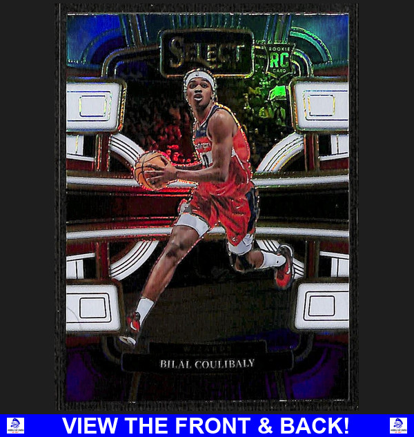 Bilal Coulibaly 2023 Panini Select Green White Purple WAS Wizards 97