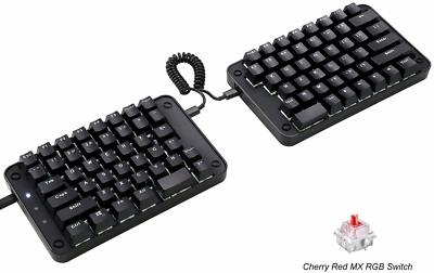 88 Keys Programmable Mechanical Keyboard Ergonomic Keypad Cherry MX Red Switches