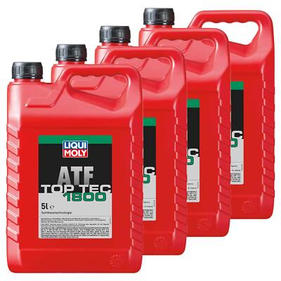 Getriebeöl Öl LIQUI MOLY Top Tec ATF 1800 4 X 5 Liter für Mercedes Opel Volvo VW