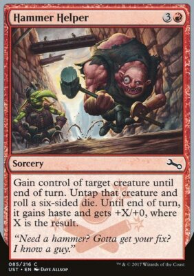 MTG Magic the Gathering Hammer Helper (85/288) Unstable NM
