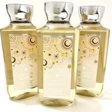 3x Bath  Body Works GOLDEN ECLIPSE Shower Gel 10 oz FULL SIZE NEW