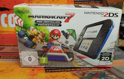 Nintendo 2 DS MarioKart7 Video Game Konsole (fully working) complete in Box - Bild 1 von 4
