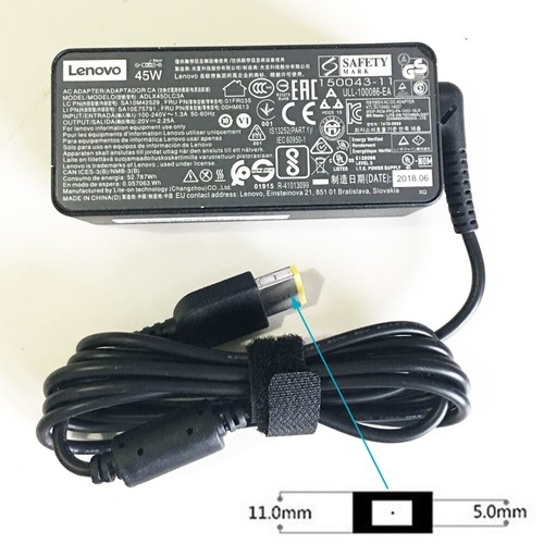 1x New Original Lenovo 20V 2.25A 45W Slim Square Tip AC/DC Power Charger Adapter - 第 2/5 張圖片