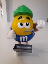 Vintage Yellow Napoleon M&M's M & M and Mars Candy Dispenser