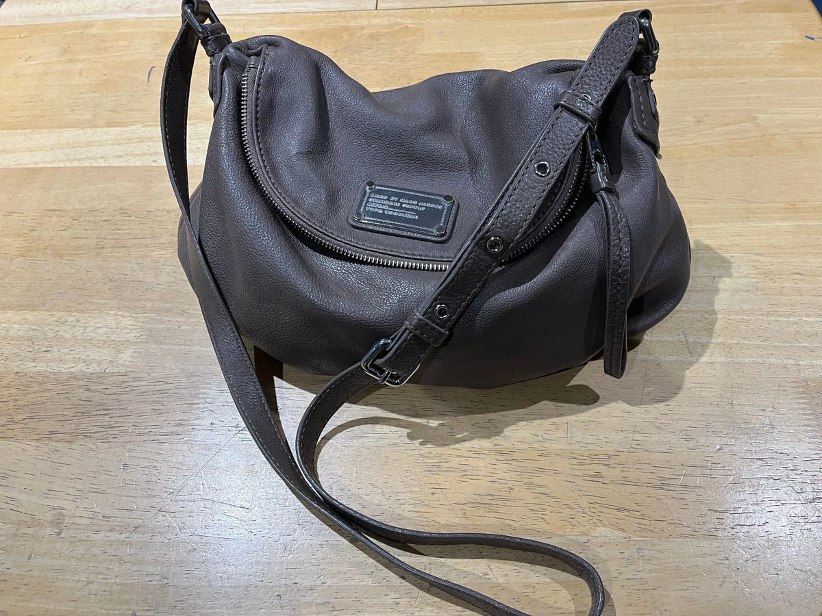 Marc by Marc Jacobs Standard Supply Workwear TAUPE Leather Crossbody Handbag