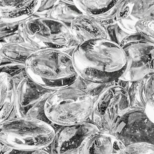 Arctic Ice - Fire Glass Beads for Indoor and Outdoor Fire Pits or Fireplaces