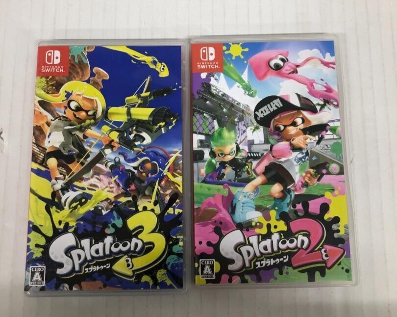 Nintendo Switch Software Splatoon 3 + 2 Set Game Japan | eBay