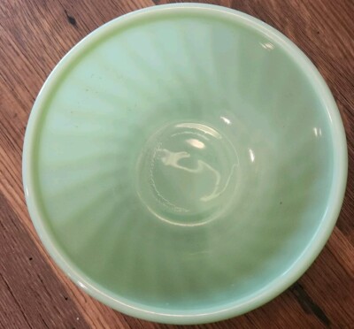 Vintage Fire King Jadeite Green Bowl 9