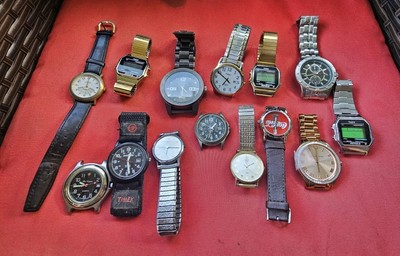 Vintage Junk Watches Lot 4 Parts,Repair,repurpose Or Crafts  display picture 3