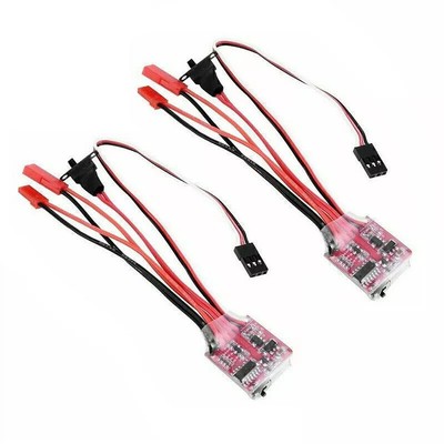 2x Brushed Bürste Fahrregler Speed Controller 30A ESC Für RC Car Auto Buggy Boot
