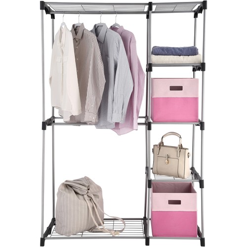 Adult Wire Shelf Closet Organizer, 2-Tier, Easy to Assemble