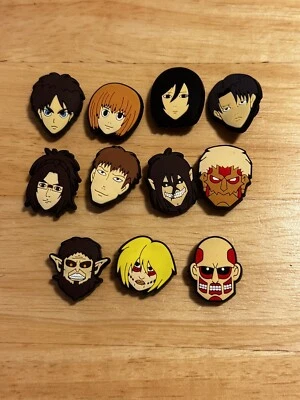 Attack on Titan Anime Charms For Crocs
