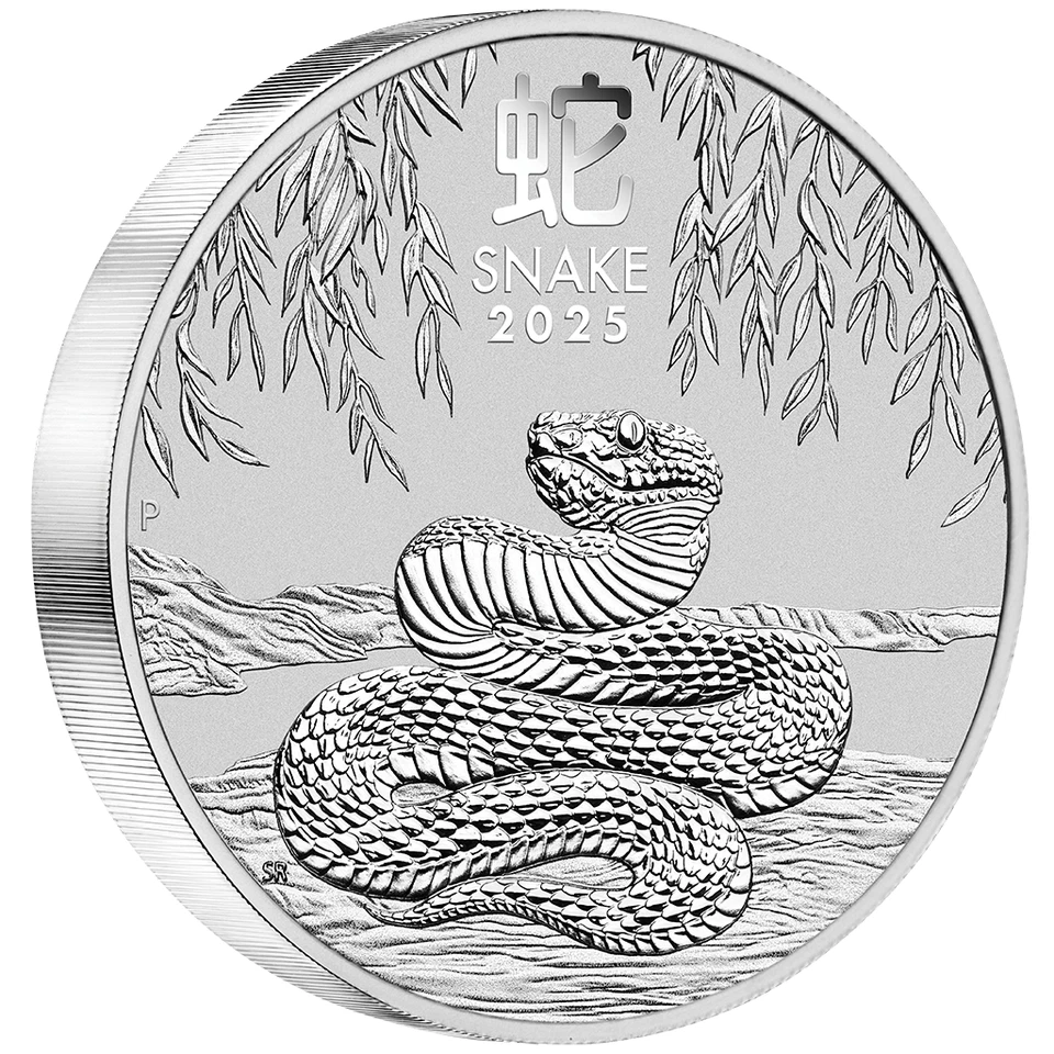 Silbermünze 1kg Jahr der Schlange Lunar III. (6.) 2025 - Australien - ST - Bild 1 von 3