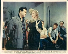 FOR THE FIRST TIME MARIO LANZA ZSA ZSA GABOR ORIGINAL LOBBY CARD #5