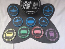 Roll Up Electronic Drum Pad. Drum Practice.
