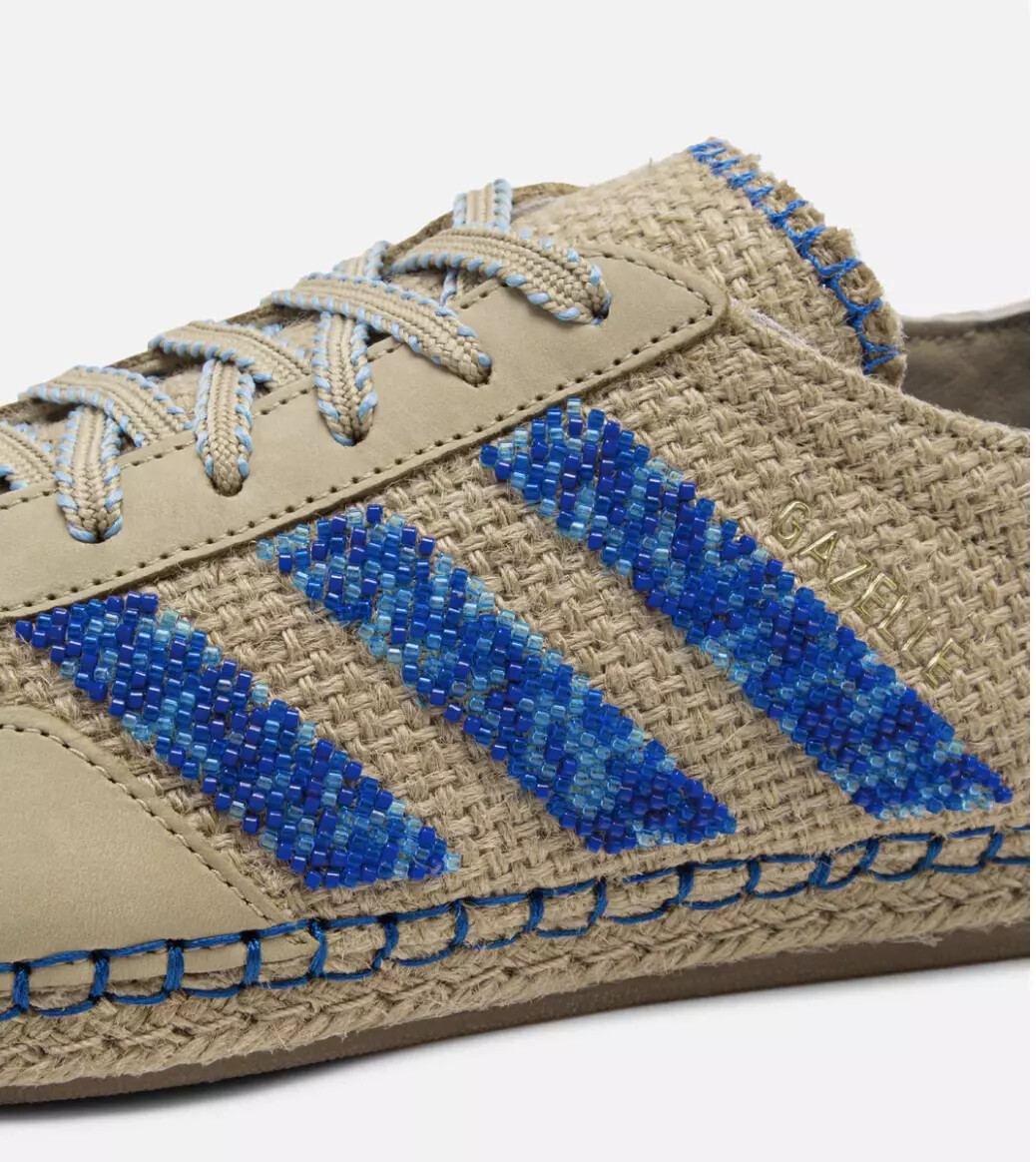 靴 CLOT ADIDAS ORIGINALS GAZELLE IH3641 adidas Gazelle CLOT Linen Khaki Men's - IH3641 - US