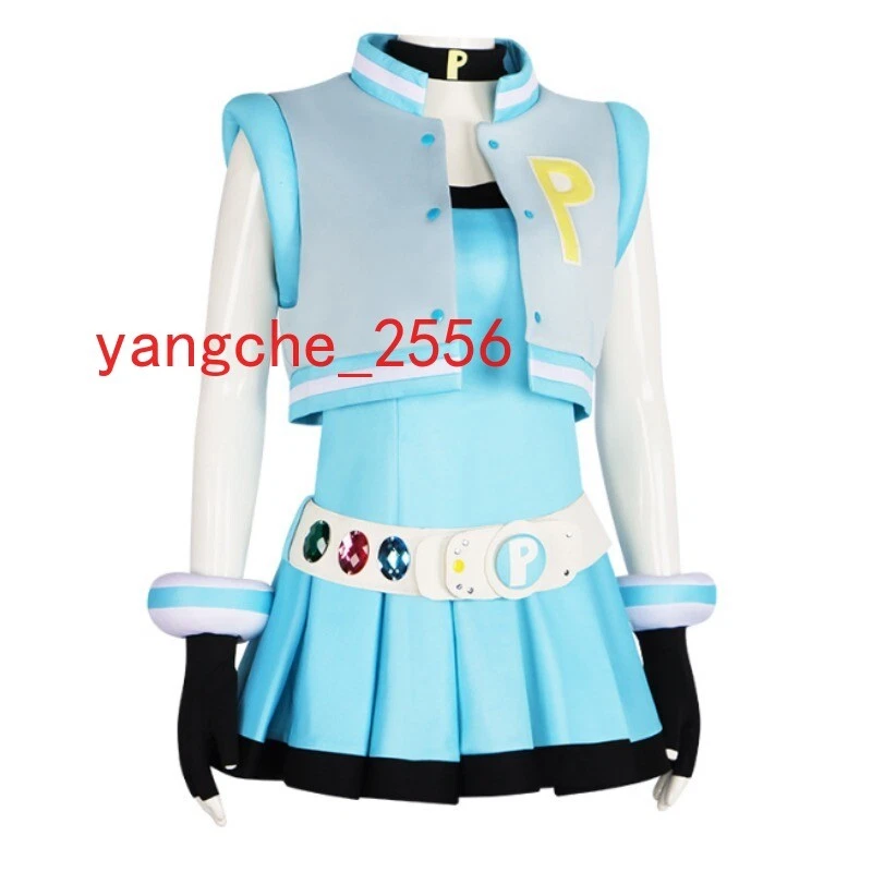 NEW Powerpuff Girls Z Blossom Bubbles Buttercup Cosplay Costume Cartoon COS Suit - Image 4 of 4