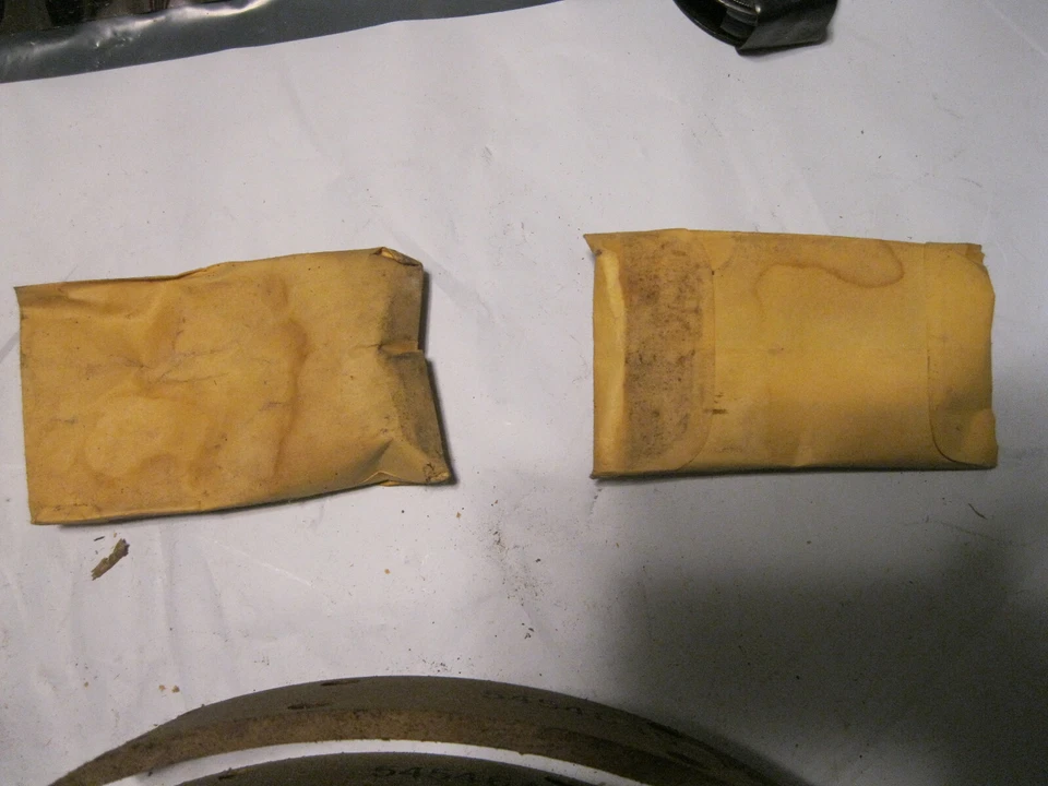 GM 520889 Rear Brake Linings Package fits 55-58 Pontiac Bonneville Catalina Foto 2 de 3