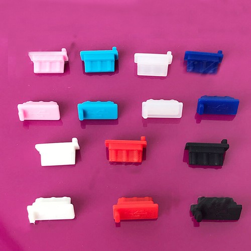 10X USB Dust Plug Charger Port Cover Cap Female Jack Interface Dustproof Protect - Photo 6 sur 15